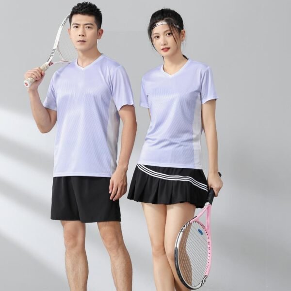 Unisex Quick-Dry Badminton Performance Shirt